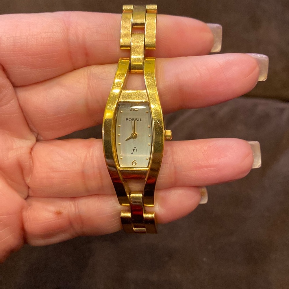 Fossil Gold Plated Watch